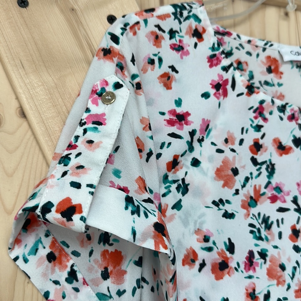 Calvin Klein Floral Blouse - Picture 3 of 8